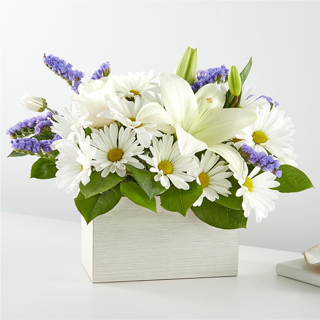 Beyond Blue Box Bouquet – MOSS & CO, Watkinsville GA