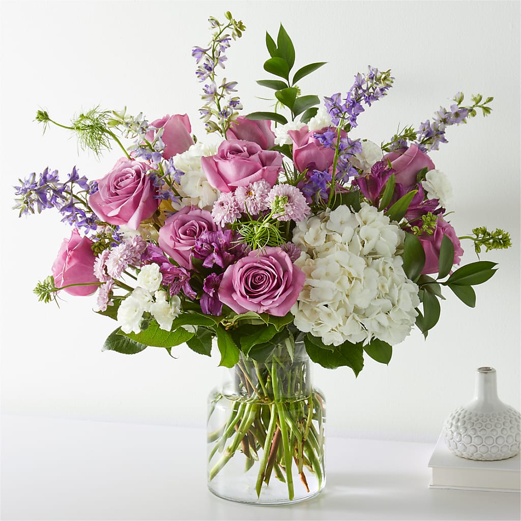 Violet Caress Bouquet – MOSS & CO, Watkinsville GA