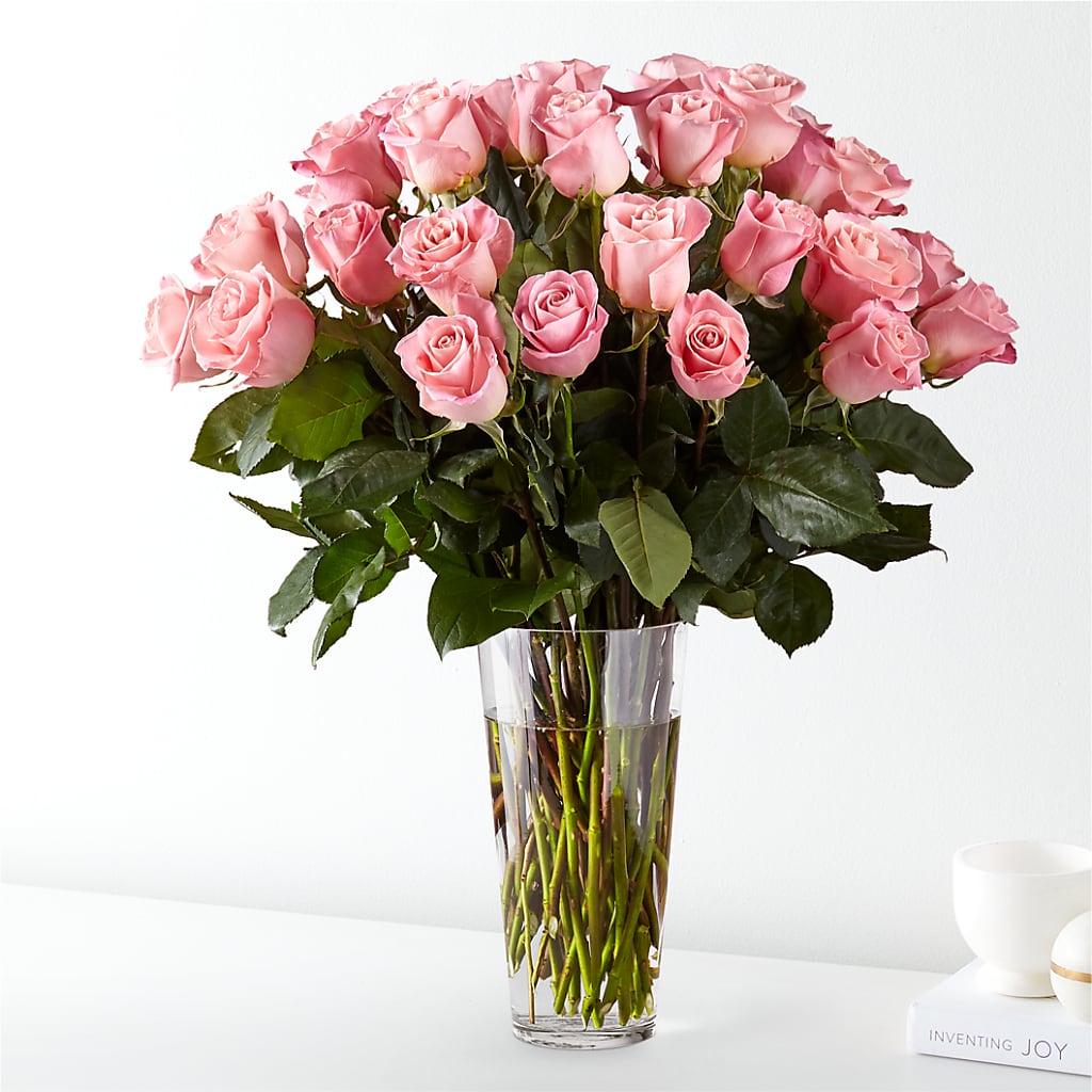 Long Stem Pink Rose Bouquet – MOSS & CO, Watkinsville GA