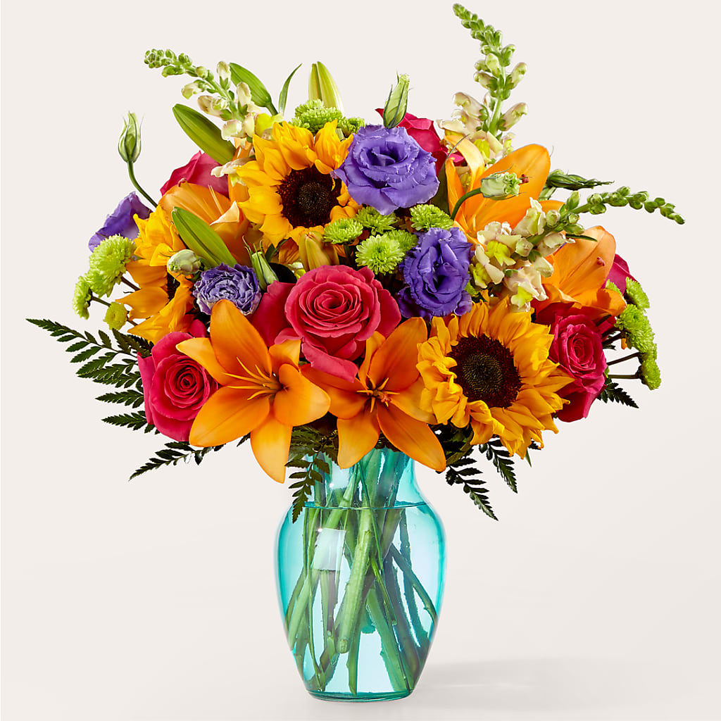 Double Rainbow Bouquet – MOSS & CO, Watkinsville GA