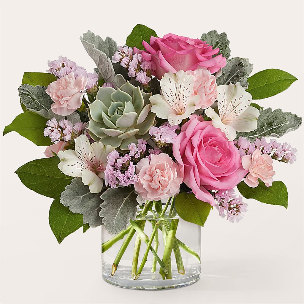Dusty Rose Bouquet – MOSS & CO, Watkinsville GA