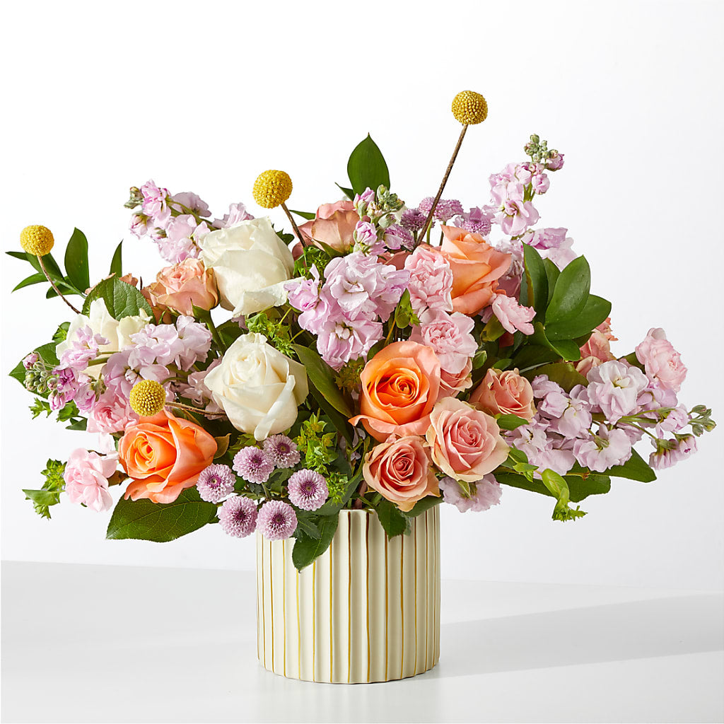 French Market Bouquet with Ivory Vase – MOSS & CO, Watkinsville GA