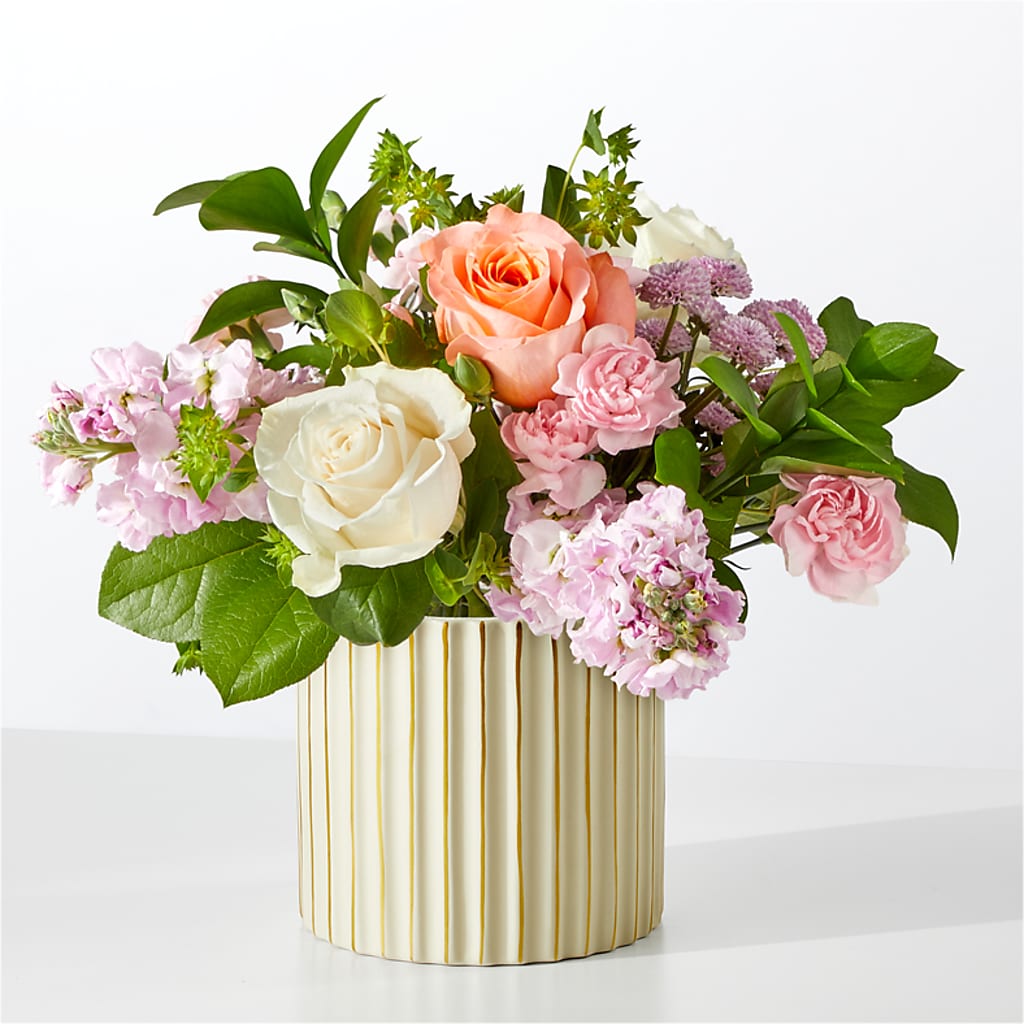 French Market Bouquet with Ivory Vase – MOSS & CO, Watkinsville GA