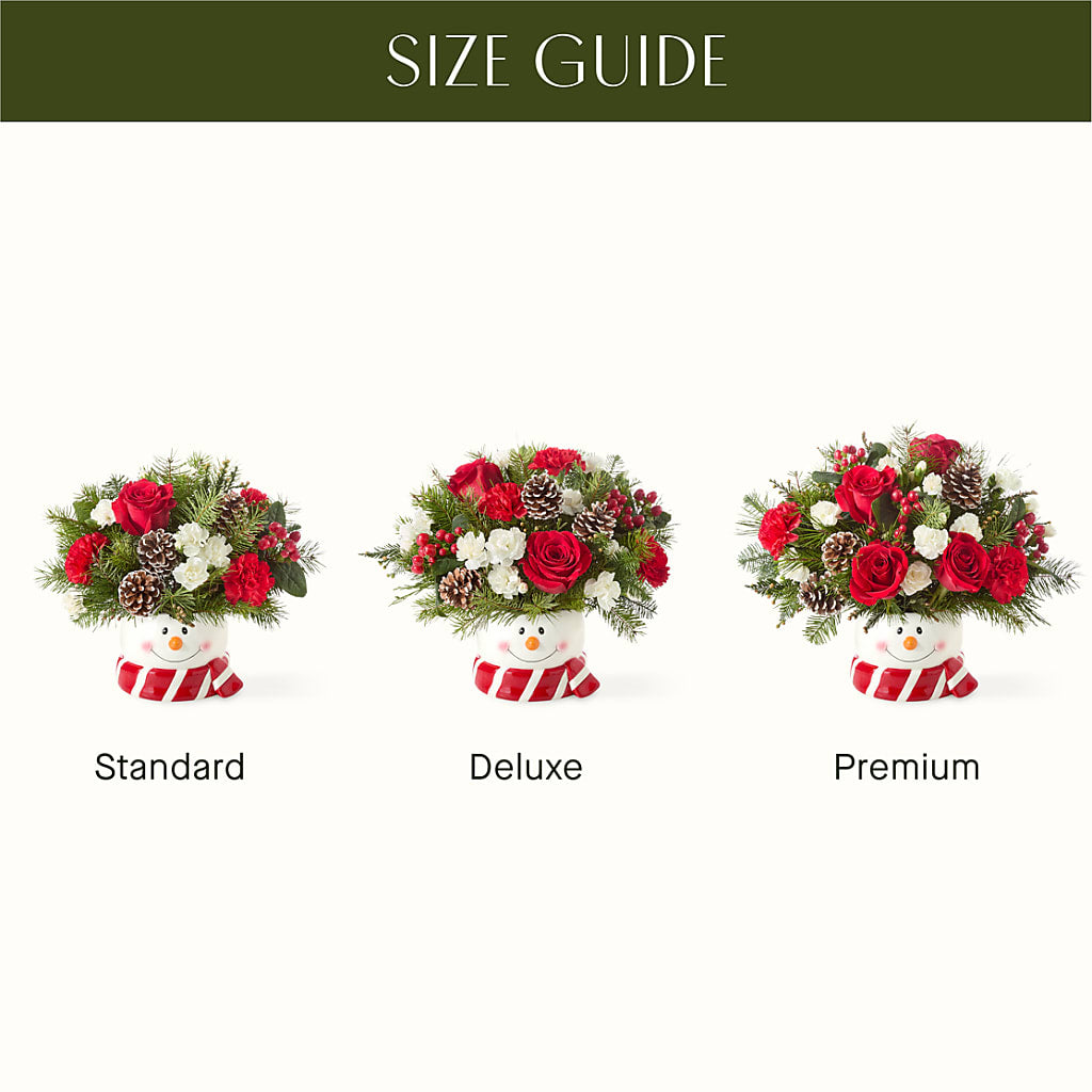 Jolly Snowman Bouquet – MOSS & CO, Watkinsville GA