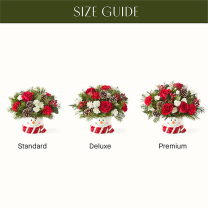 Jolly Snowman Bouquet – MOSS & CO, Watkinsville GA