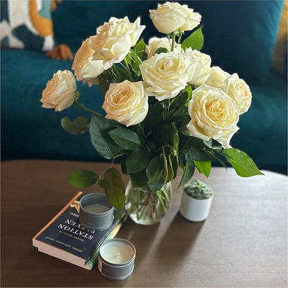 Long Stem Yellow Rose Bouquet – MOSS & CO, Watkinsville GA