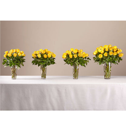 Long Stem Yellow Rose Bouquet – MOSS & CO, Watkinsville GA