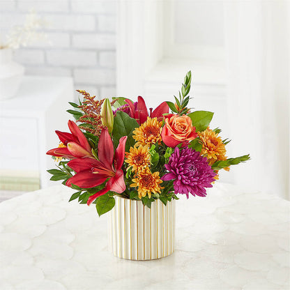 Burgundy Landscape Bouquet – MOSS & CO, Watkinsville GA