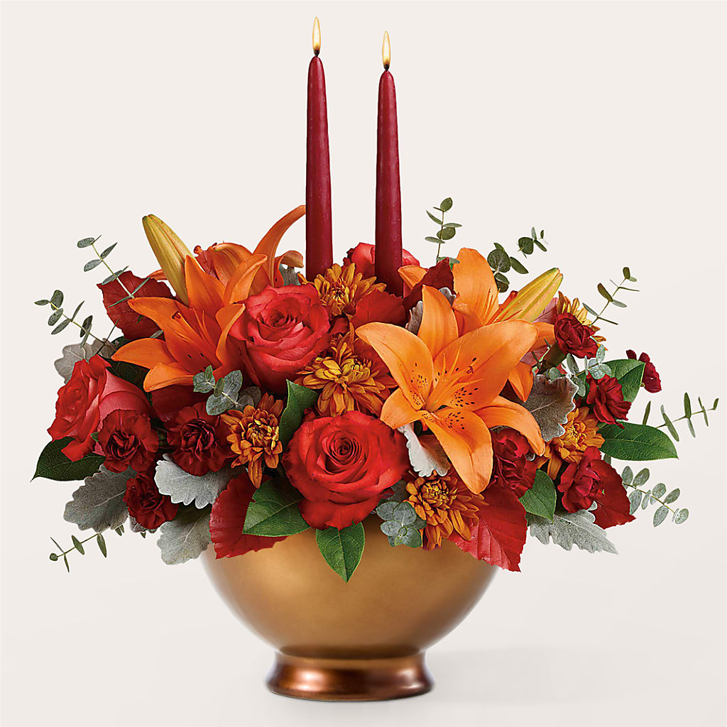 Fruits of Fall Centerpiece – MOSS & CO, Watkinsville GA