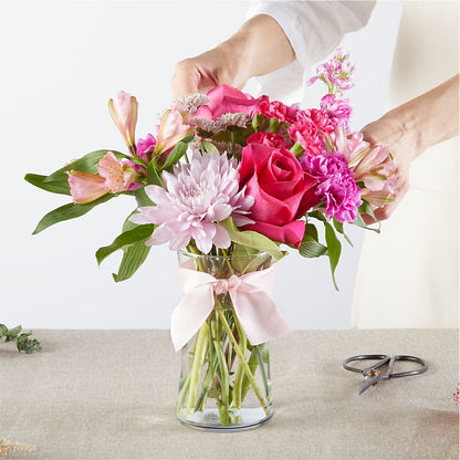 Pink Ribbon - A Florist Original – MOSS & CO, Watkinsville GA