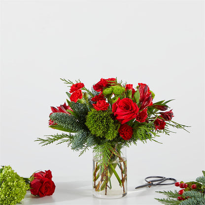 Merry Moment Bouquet – A Florist Original – MOSS & CO, Watkinsville GA