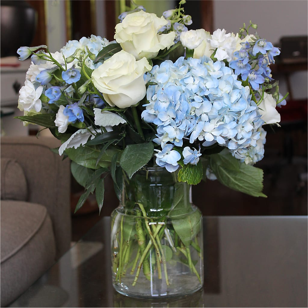 Clear Skies Bouquet – MOSS & CO, Watkinsville GA