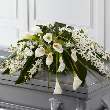 Angel Wings Casket Spray – MOSS & CO, Watkinsville GA