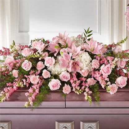 Life & Remembrance Casket Spray – MOSS & CO, Watkinsville GA