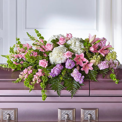 Life's Gratitude Casket Spray – MOSS & CO, Watkinsville GA