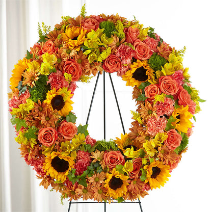 Autumnal Memories Wreath (Standard) – MOSS & CO, Watkinsville GA