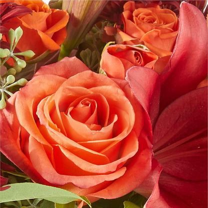 Crimson Leaves Bouquet – MOSS & CO, Watkinsville GA