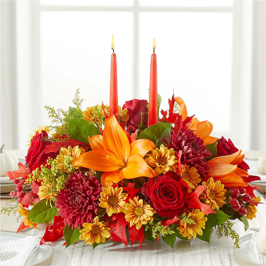 Autumn's Embrace Centerpiece – MOSS & CO, Watkinsville GA