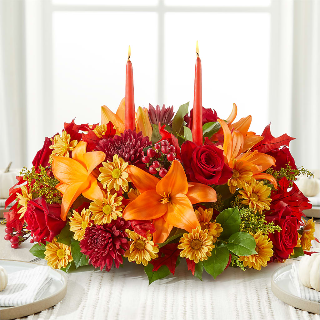 Autumn's Embrace Centerpiece – MOSS & CO, Watkinsville GA