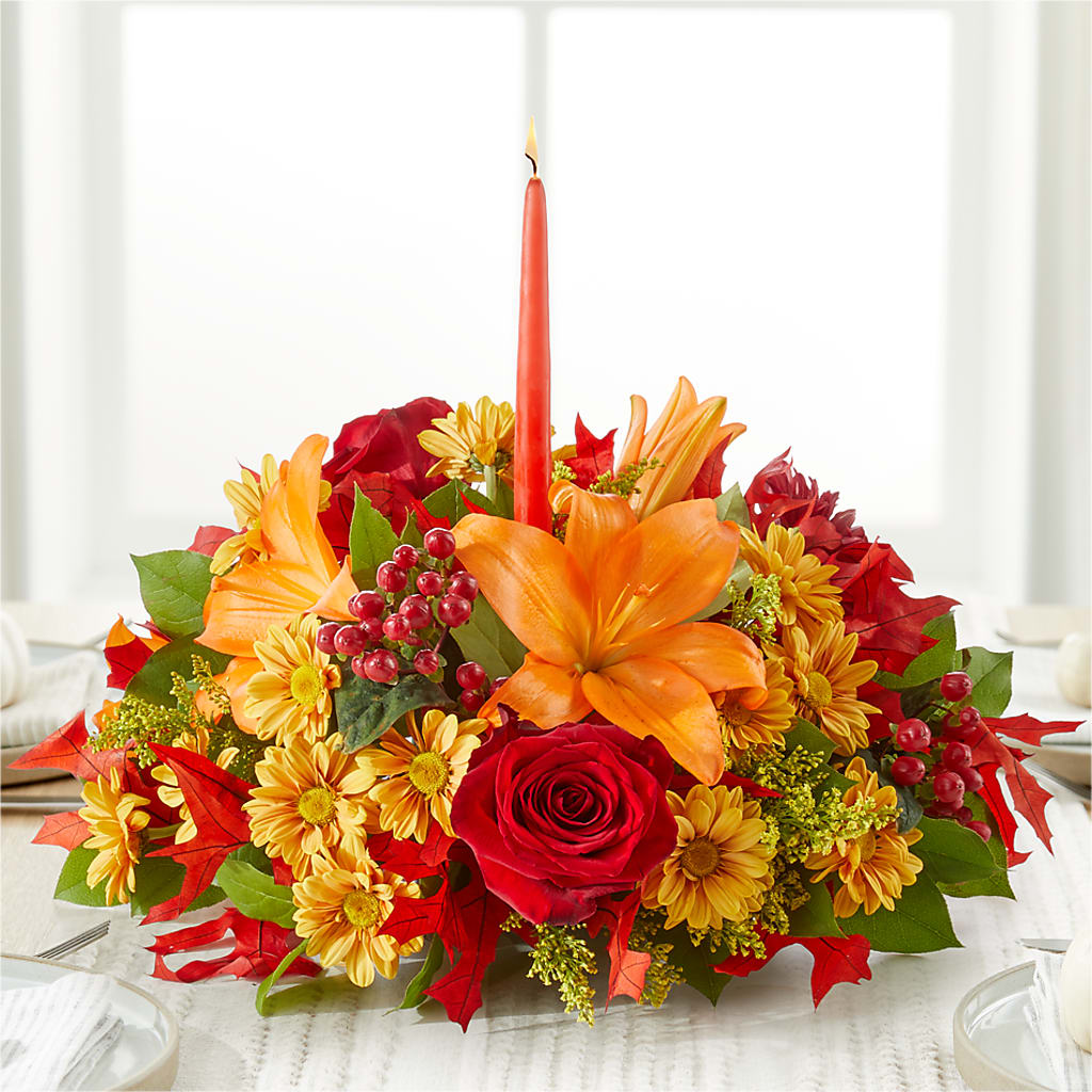 Autumn's Embrace Centerpiece – MOSS & CO, Watkinsville GA