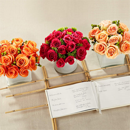 Dawn Rose Centerpiece – MOSS & CO, Watkinsville GA